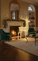 Rena Decorativa de Luxo com Luz LED – Exclusivo Aurelyx 42 cm