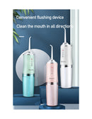 Irrigador Oral Portátil Deluxe – O Segredo para um Sorriso Perfeito, Aprovado por Profissionais! 🦷