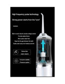 Irrigador Oral Portátil Deluxe – O Segredo para um Sorriso Perfeito, Aprovado por Profissionais! 🦷