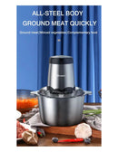 Picadora de Carne Elétrica 2 Litros