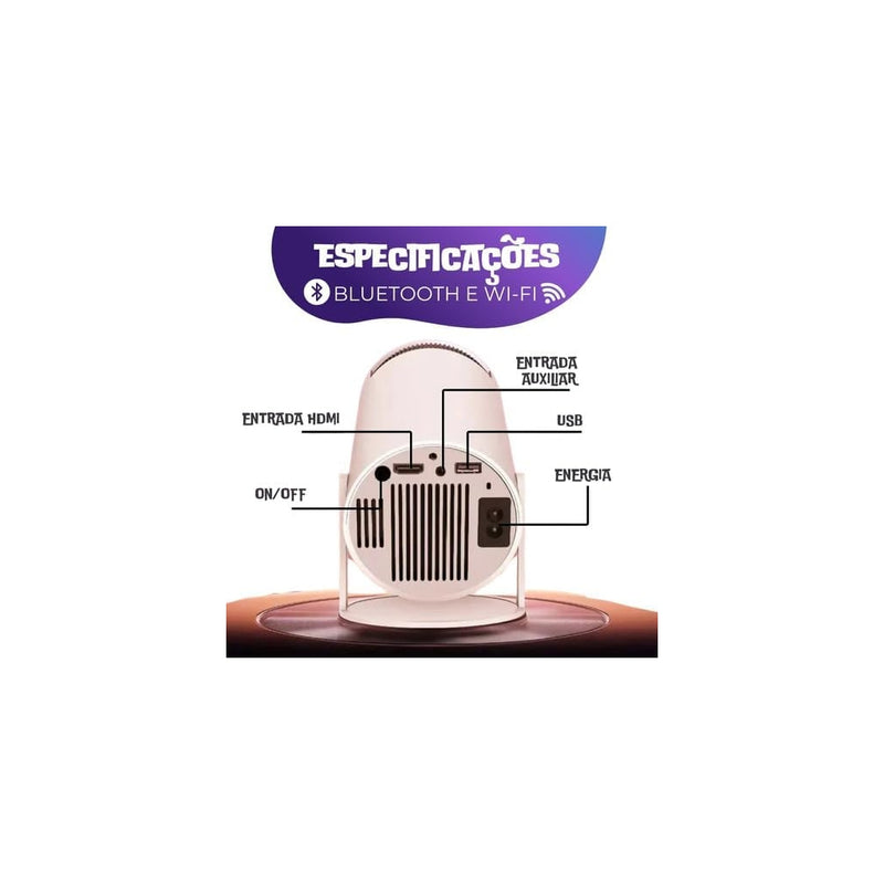 HY300 4K Full HD Portable Projector Android 11