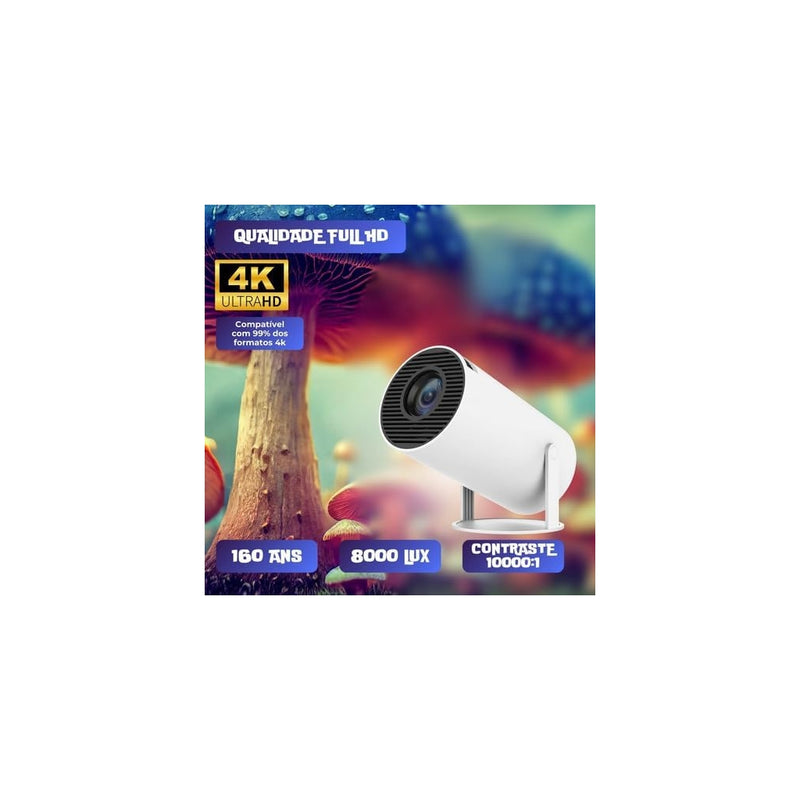 HY300 4K Full HD Portable Projector Android 11