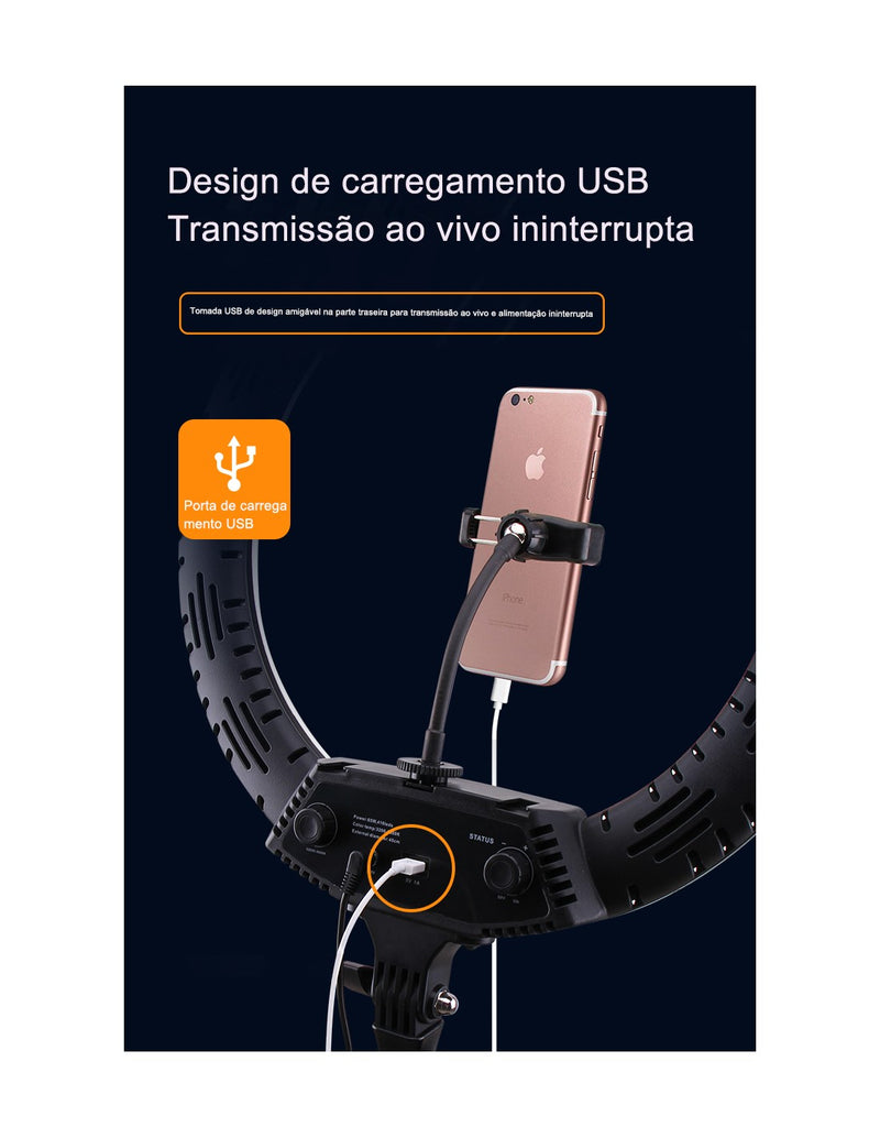 RGB Ring Light 33cm QA-666