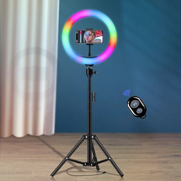 RGB Ring Light with Tripod Stand