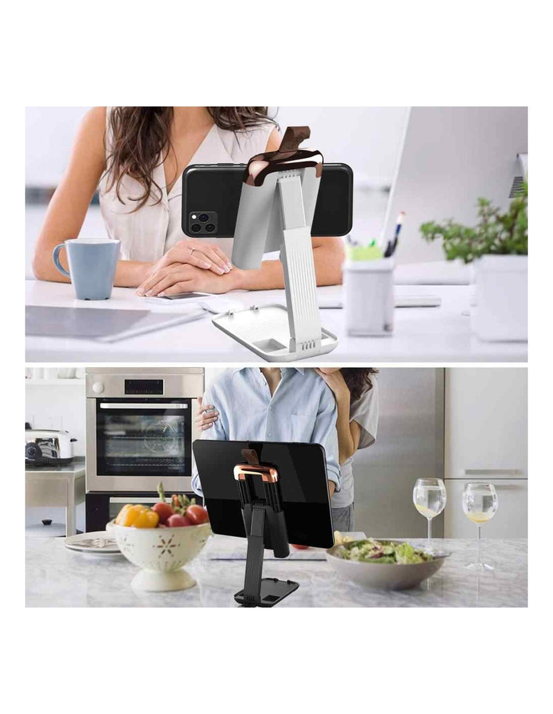 Adjustable Folding Stand for Tablets and Cell Phones